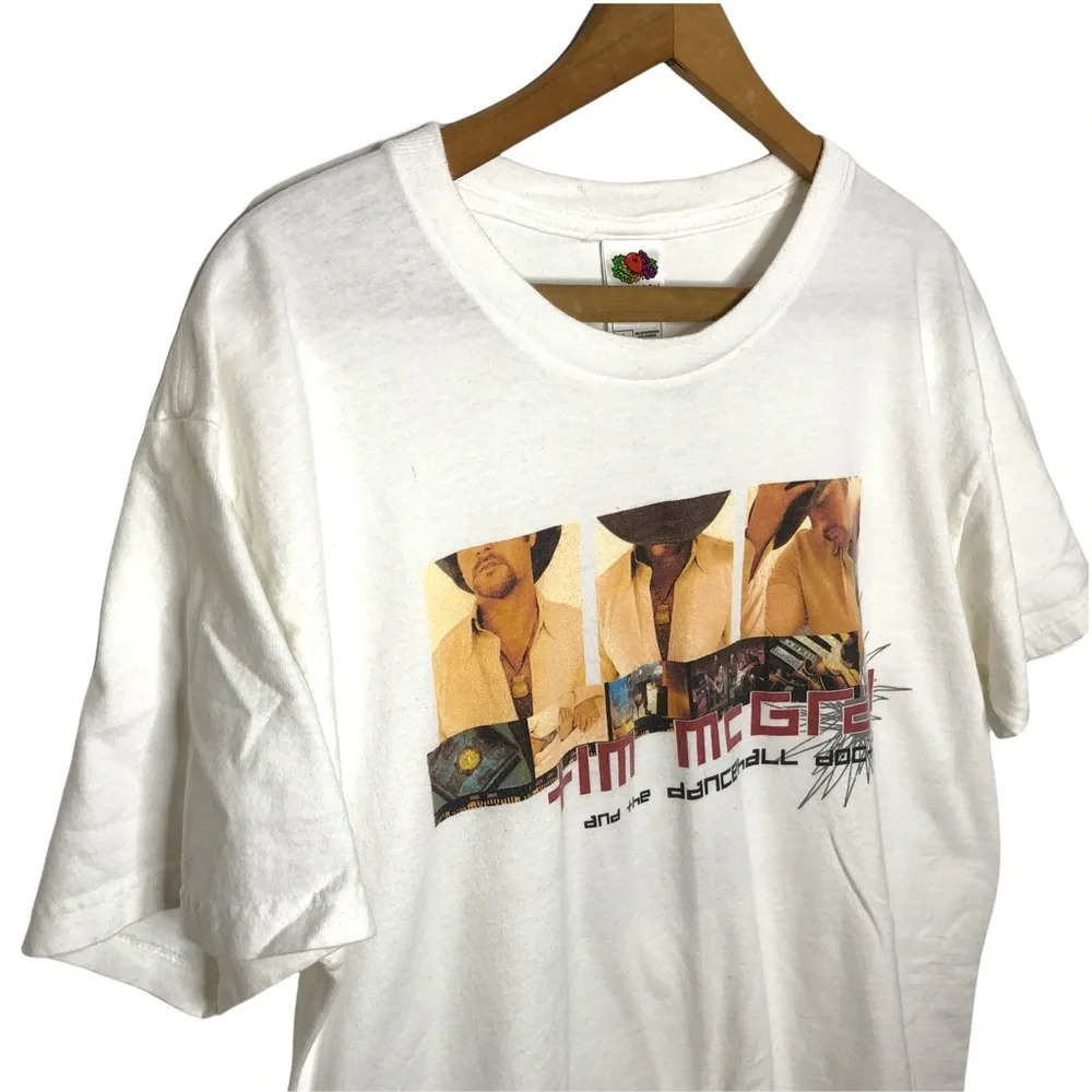 Vintage 2003 Tim McGraw Dancehall Doctors Tour T Shirt Country Tee L